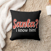 サンタさんってクリスマスおもしろい知り クッション (ブランケット)