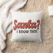 サンタさんってクリスマスおもしろい知り クッション (ブランケット)