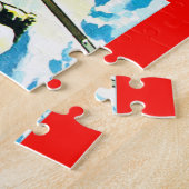 サンタさんとそりは ジグソーパズル (側面)