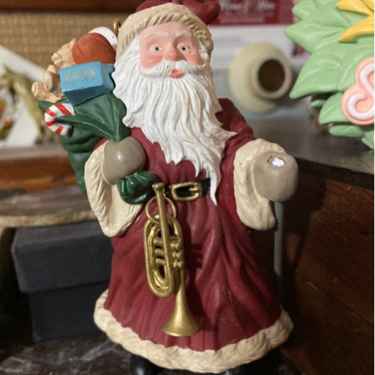 サンタさんとのクリスマスグリーティングカード カード