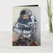 サンタさんとのクリスマスグリーティングカード カード (正面)