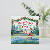 サンタさんとのテニスクリスマスコート シーズンカード (スタンド正面)