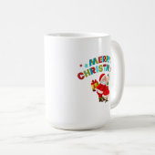 サンタさんとの聖降誕祭お目出とう コーヒーマグカップ (正面右)