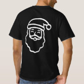 サンタさんとスマイル Tシャツ (裏面)