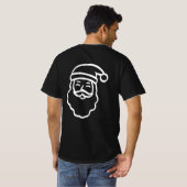 サンタさんとスマイル Tシャツ (裏面フル)