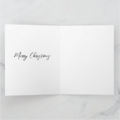 サンタさんと奥さんの折り紙グリーティングカード カード (内部)