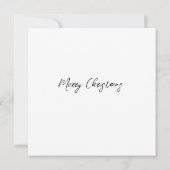 サンタさんと奥さんの折り紙グリーティングカード カード (裏面)