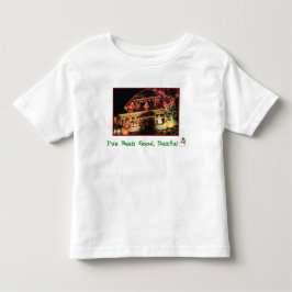 "サンタさんにお願い!" 子供用Tシャツ トドラーTシャツ