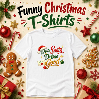 サンタさんにとっての良いクリスマスのユーモアとは Tシャツ