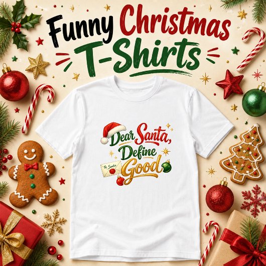 サンタさんにとっての良いクリスマスのユーモアとは Tシャツ