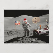 サンタさんにとっては小さな一歩 Apollo 17 シーズンポストカード (正面)