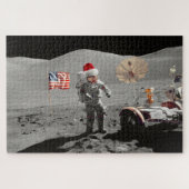 サンタさんにとっては小さな一歩 Apollo 17 ジグソーパズル (横)