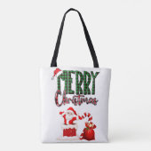 サンタさんによるメリークリスマス トート (裏面)