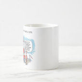 サンタさんにチクる右利き用マグカップ コーヒーマグカップ (中央)