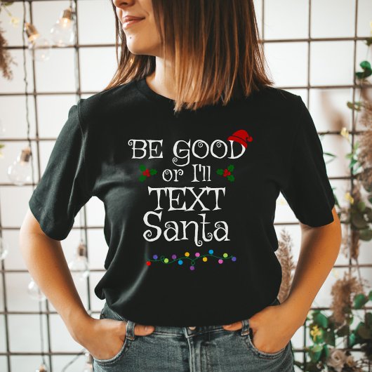 サンタさんに報告しちゃうよ Tシャツ