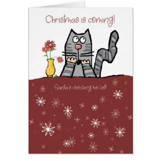 サンタさんのお気に入りでないクリスマスキャット