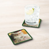 サンタさんのお願い，コルクコースターのセット コースター (右側)