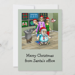 サンタさんのオフィスからのメリークリスマス シーズンカード