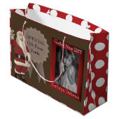 サンタさんのニースリスト（写真付き） ラージペーパーバッグ (裏面アングル)