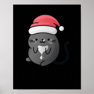 サンタさんのプレゼントを盗んだ – 猫の居心地の良いミステリークリスマス ポスター