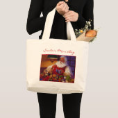 サンタさんのミニバッグ ラージトートバッグ (正面(商品))