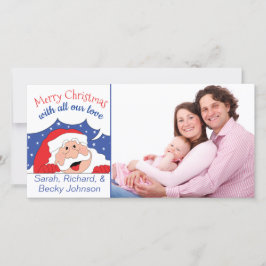 サンタさんの写真カードは… シーズンカード