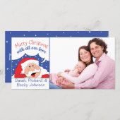 サンタさんの写真カードは… シーズンカード (正面/裏面)