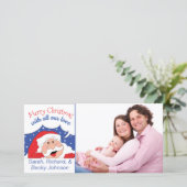 サンタさんの写真カードは… シーズンカード (スタンド正面)