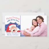 サンタさんの写真カードは… シーズンカード (正面)