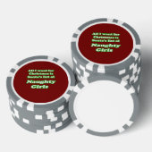 サンタさんの女の子リストが欲いけなしい ポーカーチップ (積み重ね)