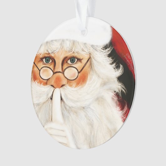 サンタさんの来おもしろい・キッド・クリスマス・インスピレーション オーナメント (正面)