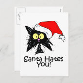 サンタさんはあなたを嫌う シーズンポストカード (正面/裏面)