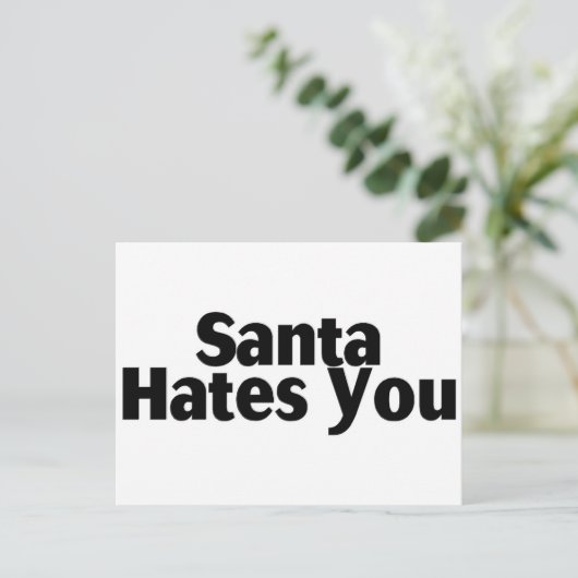 サンタさんはあなたを嫌う シーズンポストカード (スタンド正面)