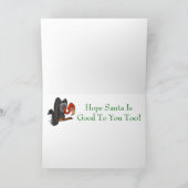 サンタさんはいつも最高のクリスマスカードが好き シーズンカード (内部)