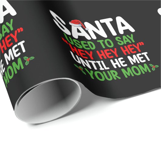 サンタさんはお母さんに会うまで言ってたのに ラッピングペーパー (ロールコーナー)