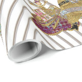 サンタさんはクリスマスに向かっている ラッピングペーパー (ロールコーナー)