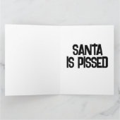 サンタさんはジョークおもしろいのグリーティングカード カード (内部)