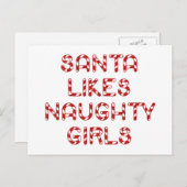 サンタさんは女いけなの子が好き シーズンポストカード (正面/裏面)