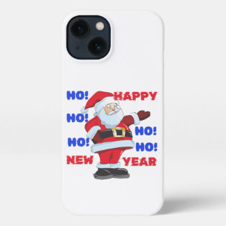 サンタさんは言う。新年おめでとう。ホー!ホー!ホー! iPhone 13ケース