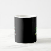 サンタさんへ長い話クリスマスパジャマ家族用 コーヒーマグカップ (中央)