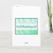 サンタさんへ、いたずらな定義 | クリスマスのユーモア カード (裏面)