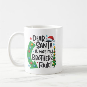 サンタさんへ。これは兄のせいです Funny Xmas コーヒーマグカップ