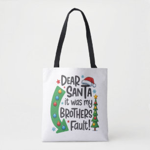 サンタさんへ。これは兄のせいです Funny Xmas トートバッグ