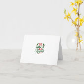 サンタさんへ # 後悔なんてしない カード (黄色い花)