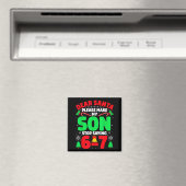 サンタさんへ 我が子に「6-7」のおねだりをやめさせるお願い マグネット (インサイチュ (食洗機))