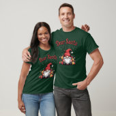 サンタさんへ、本当に頑張ったんです(クリスマスの愉快なノーム) Tシャツ (ユニセックス)