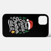 サンタさんへ　私のせいではありません　兄がやりました　クリスマスのおふざけ Case-Mate iPhoneケース (裏面 (横))