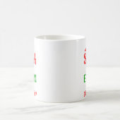 サンタさんへ 説明する前に どれくらい知ってる? X コーヒーマグカップ (中央)