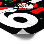 サンタさんへ 面白い 67 シックス セブン クリスマス 6-7 男性用 ポスター (角)