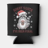 サンタさん私はフェラル・クリスマス・ラクーンだった 缶クーラー (正面)